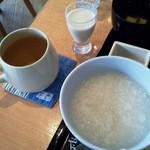 TO-FU CAFE FUJINO - 朝がゆとほうじ茶
