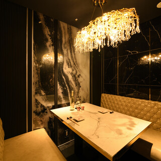 The space is decorated with high-quality decor and provides a relaxing atmosphere.