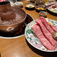 横浜 瀬里奈 浪漫茶屋 - A5ランク特選しゃぶしゃぶコース5060円
