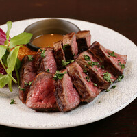 黒毛和牛ランプの鉄板焼き