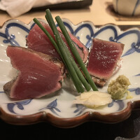 ぎんざ 一二岐 - カツオの藁焼き