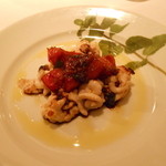 ベヴィトリーチェ - 焼き白子とフレッシュトマトのバルサミコソース
