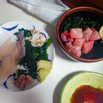 ぴんぴん - かわはぎ、まぐろぶつ