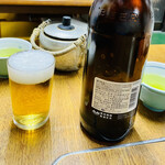 Shoujikiya - 瓶ビールはアサヒスーパードライの大瓶