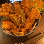 天麩羅 秋光 - 野菜天丼