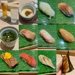 Sushi Kotona - ランチ3000円だいのコース/全体