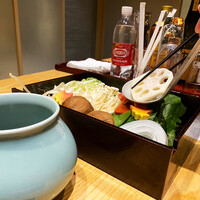 瓢嘻 京橋店 - 出汁しゃぶ(野菜盛り)