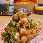 肴と酒 げのげ - 春菊かき揚げ