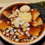 麺大将 - チャーシュー麺　味玉　ニンニク