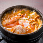 Seafood pure tofu jjigae