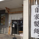 麺屋 希楽夢 - 場所：JR東浦駅近く、東浦駅から少し北に進んだ先のコメダ珈琲やチェーンの薬局とかが並んだ一角