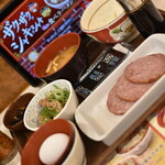 すき家 - ソーセージデラックス朝食・ごはんミニ（５３０円）２０２１年１２月