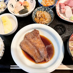 神田 しど - カレイの煮付け定食1000円