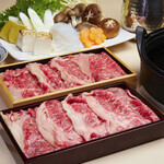 Beef Sukiyaki hotpot A. Lean meat