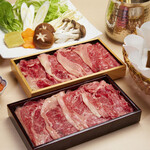 Beef shabu shabu hot pot A. Lean meat
