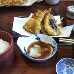 天ぷら　若杉 - 天ぷら定食。