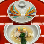 旅亭半水廬 - 焚　合：甘鯛かぶら蒸し ズワイ蟹 百合根 木耳 山葵 銀餡