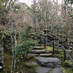 山荘 天水 - 入り口階段