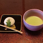 旅亭半水廬 - お着きのお菓子を