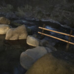 山荘 天水 - 露天風呂