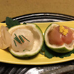 山荘 天水 - 手毬寿司