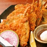 ◆Large fried horse mackerel (one piece)