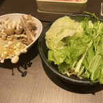 Yuzuan - 野菜、きのこ盛り合わせ