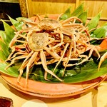 富小路 やま岸 - ◎舞鶴産のセコ蟹もかなり大きいサイズ。
