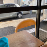 朝日屋 - 珍しい席に(^^)初‼️