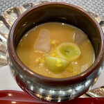 御料理 ひさまつ - 先付 柚子味噌豆腐