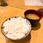 Tonkatsu Kagurazaka Sakura - ご飯大盛り&しじみ汁　おかわり