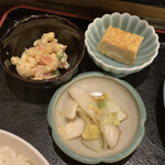 優彩 - 天ぷら定食(\750)　小鉢・香