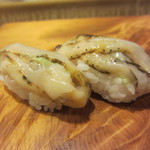 鮨秀仙 - ほたてのヒモ