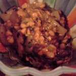 北海道料理　炉ばた - いか納豆（混ぜた後）