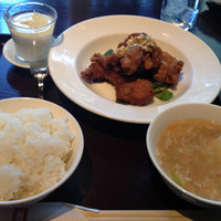 過門香 赤坂溜池山王店 - 週替わり定食（12/17-21)；油淋鶏（ユーリンチー）