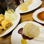 華風料理一芳亭 - 春巻き定食と焼売