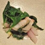 センティウ - 赤ハタ　自家菜園オカノリ　日野菜蕪