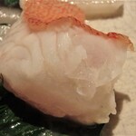 センティウ - 赤ハタ　自家菜園オカノリ　日野菜蕪