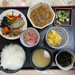 かちどき食堂 - まぐろ煮付定食