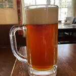 オホーツクビアファクトリー - 無濾過エールのジョッキです。