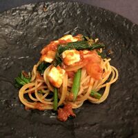 キハチ 名古屋JRセントラルタワーズ店 - パスタ・アマトリチャーナ