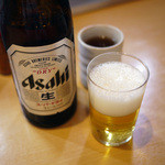 塩天丼 - 瓶ビール～☆
