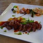 ナチュラルカフェ＆レストラン 風の穂・麦の香  - 上州牛のしょう油麹つけ焼き プレート