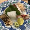 Sushidokoro Tsugou - お造り：金目の炙り・カマスの炙り・アオリイカ・カンパチ・真鯛