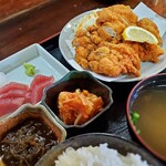 笑多 - 料理写真:チキンカツ定食