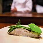 アカ - 薪焼きの太刀魚。