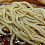 濃厚ラーメン 大葉商店 - 中細の ストレート麺