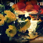 カクテルバー しろ - こういう立派な花が素敵なんですよね。