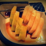 カクテルバー しろ - かぶ。まるでメロンのようで美味しかったです。