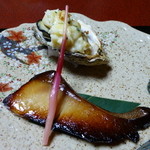 大喜庵 - ２０１２，１２　牡蠣グラタン　ブリ照り焼き
